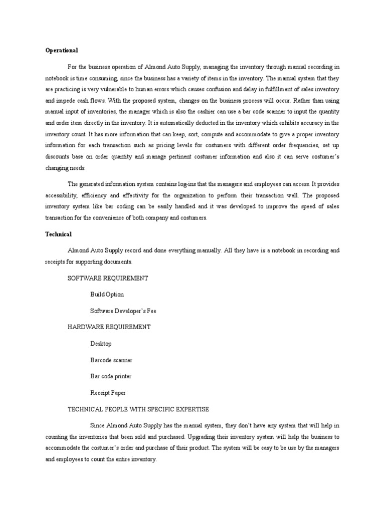 Edited Operational Technical | PDF