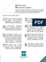 8 Claves para Encontrar Empleo. HHI PDF