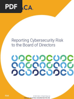 Reporting Cybersecurity Risk To The Board of Directors - WHPRCR - WHP - Eng - 1220 PDF