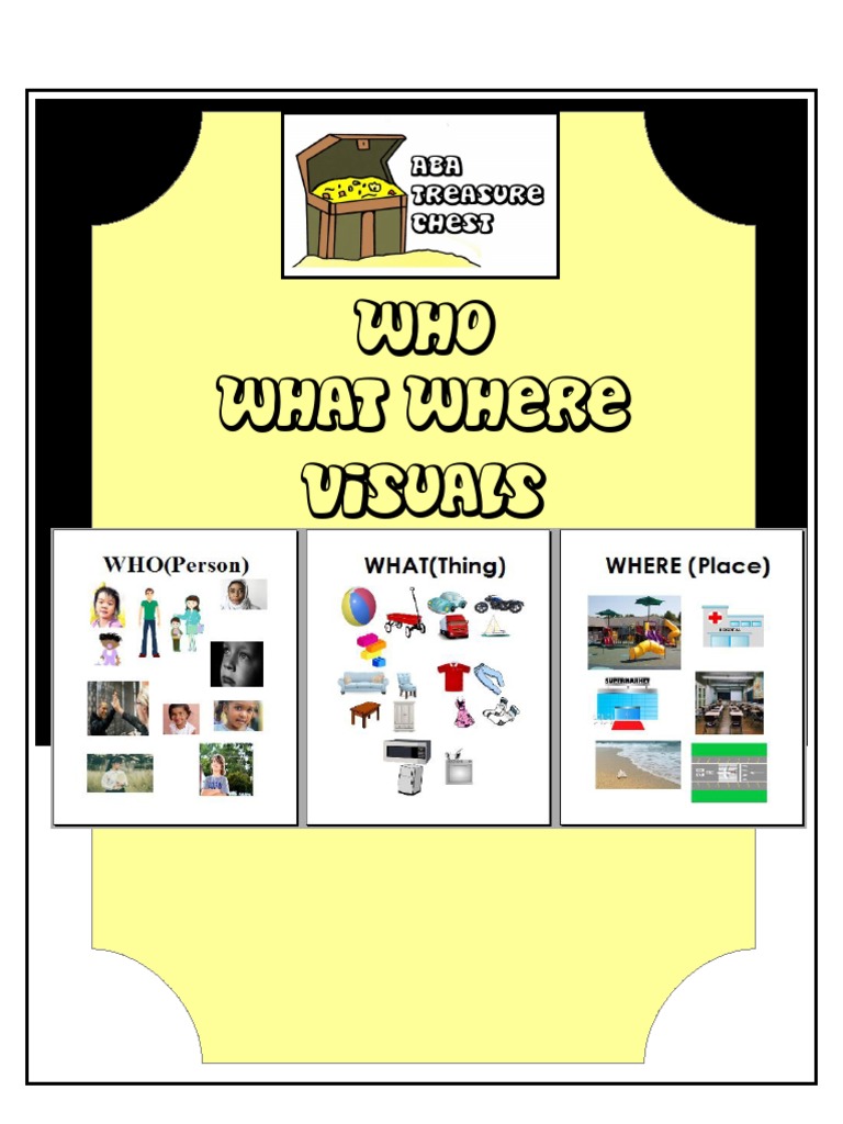 Who What Where Visuals | PDF