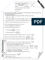 Série d'exercices N°2 - Math les nombres complexes - Bac Mathématiques (2010-2011) Mr chouchaneguetat