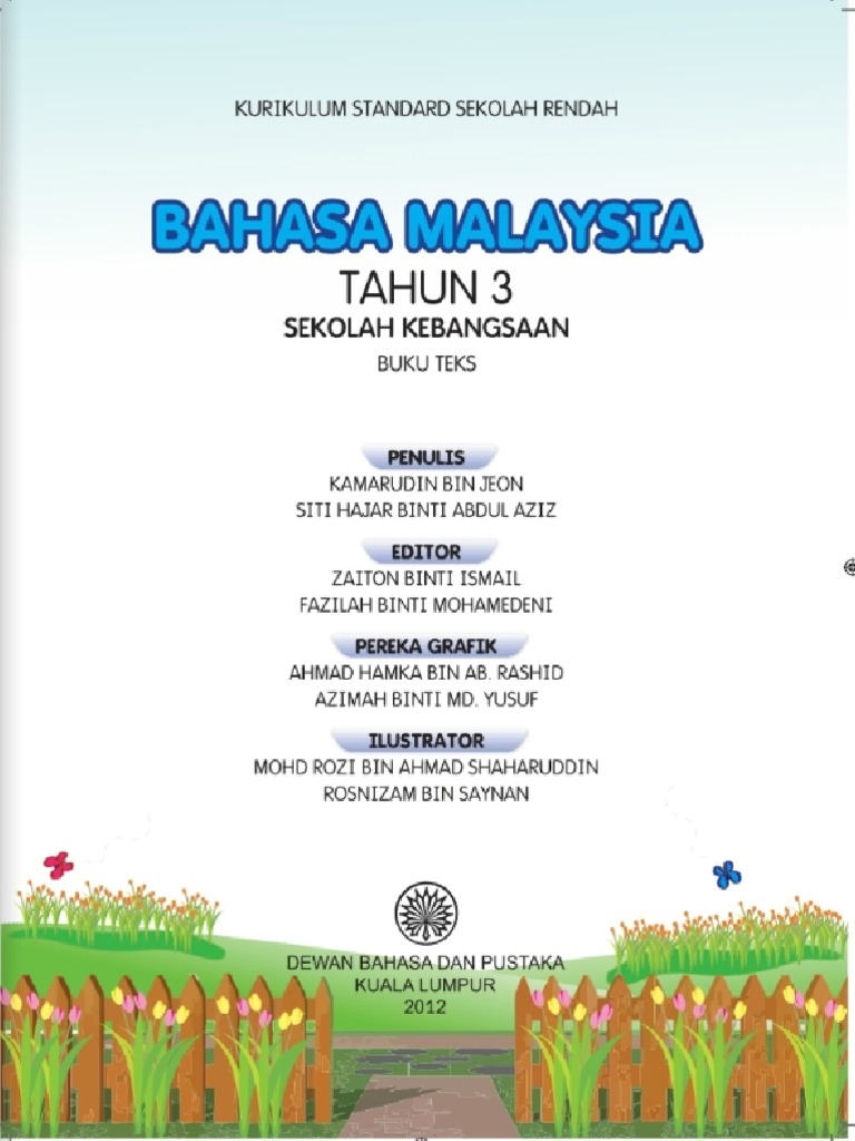 Buku Teks Tahun 3 Bahasa Malaysia Pdf Pdf