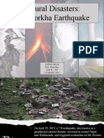Natural Disasters: The Gorkha Earthquake: Andrea Garcia Mrs. Pena-Bui Law II - 3rd 13 January 2021