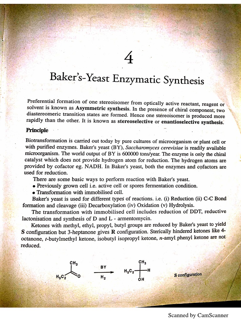 U4 Reagents Bakers Yeast PDF PDF