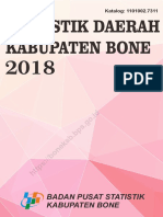 Statistik Daerah Kabupaten Bone 2018 PDF