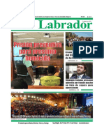 Diario El Labrador de Melipilla, Chile 13-05-2018 Prisión preventiva para presunto homicida.