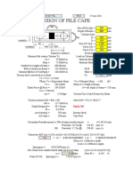 Design of Pile Cap with Low Torsion