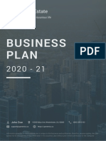 Real Estate Business Plan Example