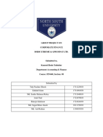 Group Project On Corporate Finance BSRM Xtreme & GPH Ispat LTD