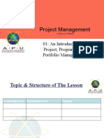 01 Intro Project Program Portfolio Management