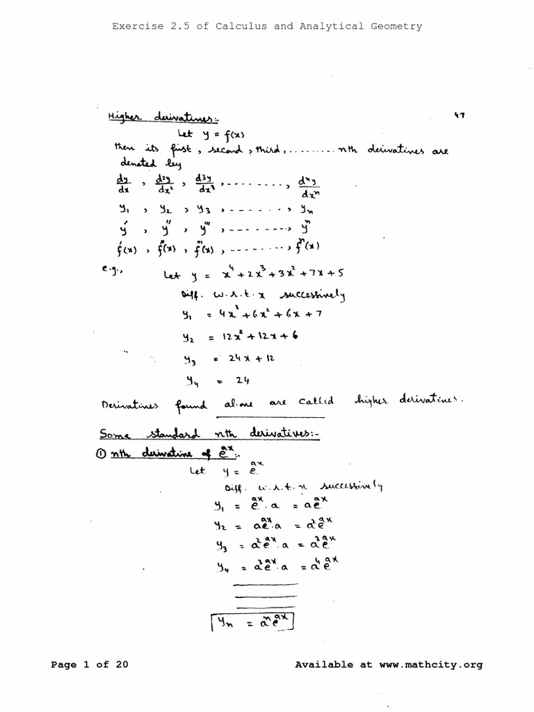 Chap02 Solutions Ex 2 5 Calculus PDF | PDF | Geometry | Teaching ...