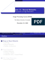 Neural Networks Tirgul W10 Moodle PDF