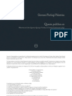 PALESTRINA-Quam Pulchram PDF