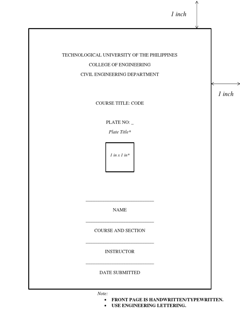 Engineering Lettering Plate Template | PDF