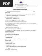 Sdo-Guimba East Annex Third Summative Assessment in Science 4