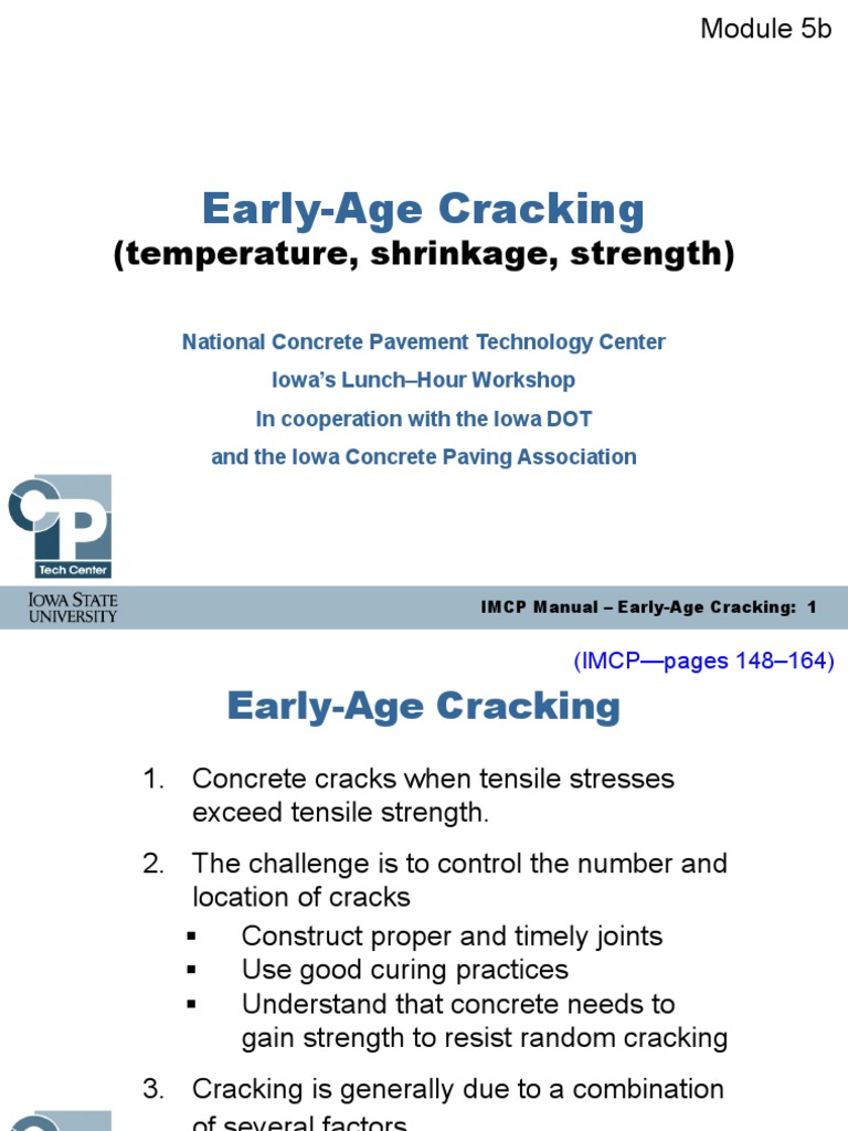 36 - Early Age Cracking Troubleshooting | PDF | Strength Of Materials ...