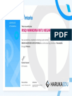 Risqi Ramadina Ratu Negara: Certificate of Completion