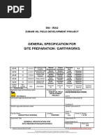 General Specification for site prepation -earthworks 