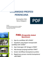 PPWK Organisasi Profesi Perencana