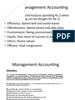 7 E's in Management Accounting 