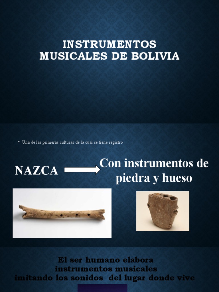 Tema 2 1ro Sec Instrumentos Musicales de Bolivia PDF Instrumentos