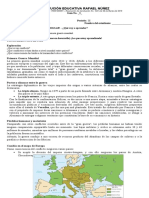 Ciencias Sociales - Guía No. 1 - Primera Guerra Mundial