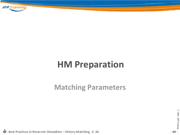 Best Practices for History Matching | PDF