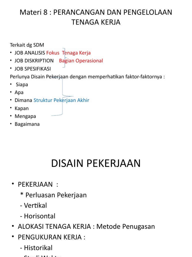 Metode Penugasan Tenaga Kerja Efisien | PDF