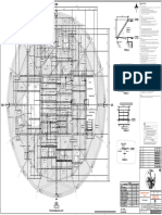 0186-PLN-CMI-033-054-1027 - Rev04 - SR Steel Structure - Plan View Platform TOS. 15.176 - Engineering Drawing