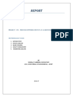 Process Optimization of Agro Chem Food Factory