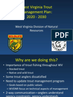 WV Trout Management Plan Public Meetings - Presentation - 2019