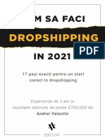 Cum Sa Incepi Dropshipping in 2021 Ebook Gratuit - Andrei Valentin