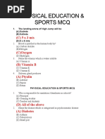 Physical Education & Sports MCQ: (C) 5 X 3 Mts