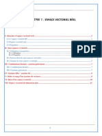 Chapitre 1 Espace Vectoriel - MOHAMED CHHITI PDF