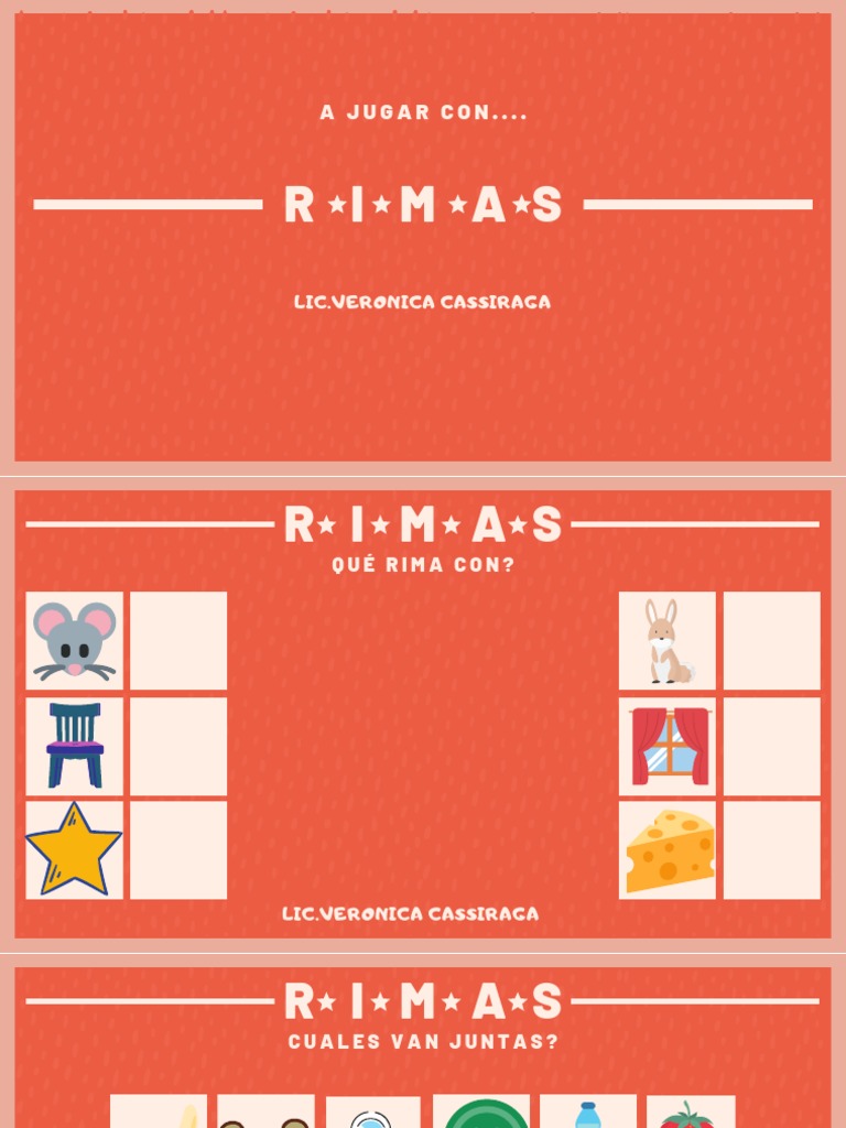 A Jugar Con Rimas | PDF