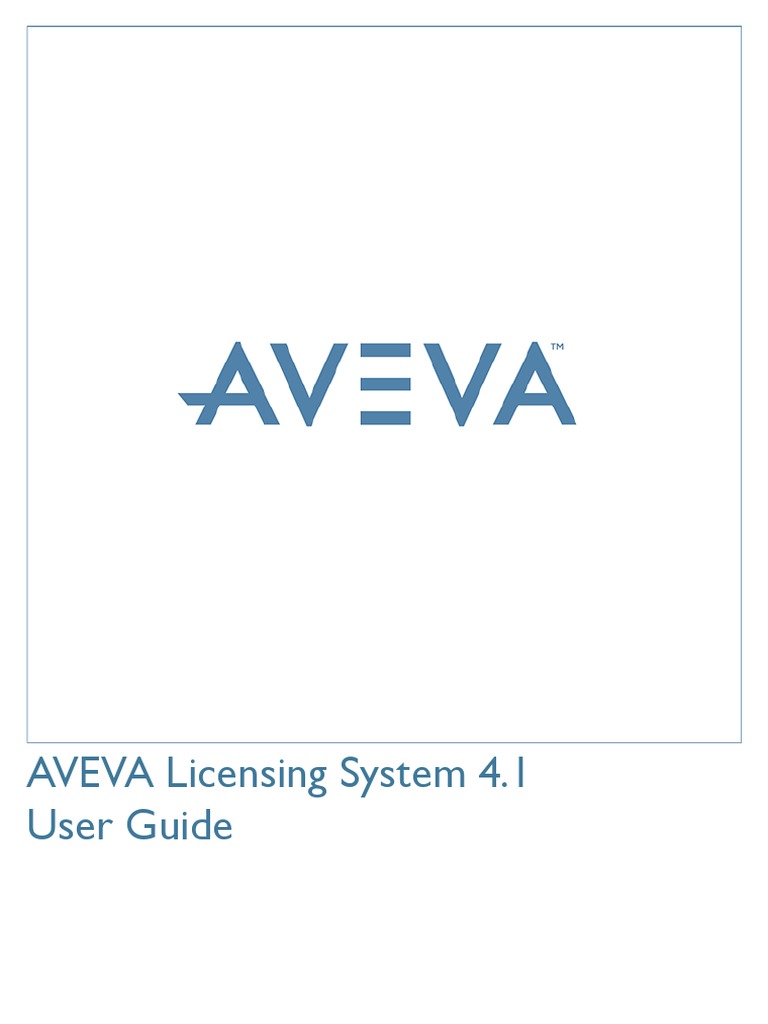 AVEVA Licensing System 4.1 User Guide | PDF | Command Line Interface ...