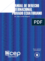 Manual de Derecho Internacional Privado Ec - Larrea Holguin, Juan Ignacio PDF