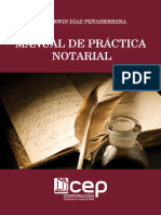 Manual de Practica Notarial - Diaz Penaherrera, Darwin PDF