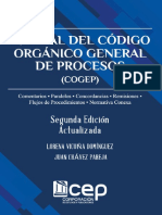 Manual Del Codigo Organico General de Proc - Vicuna Dominguez, Lorena Chavez Pareja, J PDF