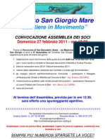 Convocazione Assemblea 27.02.2011.