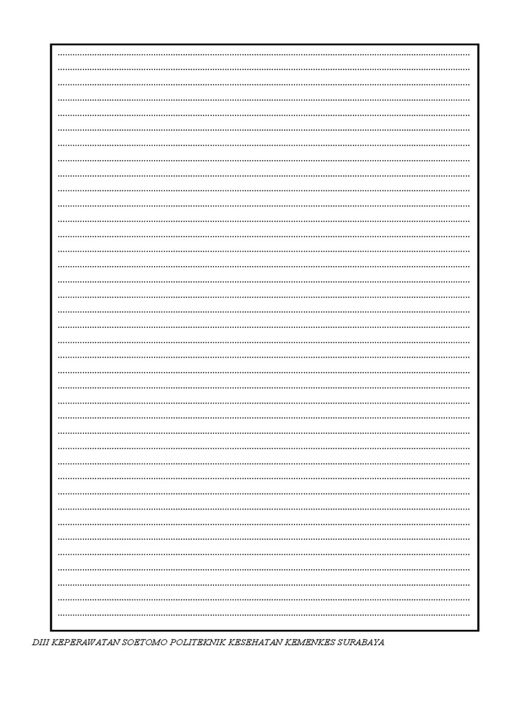 Kertas Titik Titik | PDF
