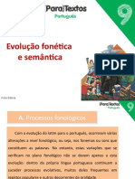 P9 _Evolução semântica e fonética