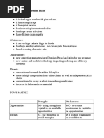 ASSIGNMENT 3 Domino Pizza