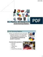 Plastics. 3D Design & Printing
