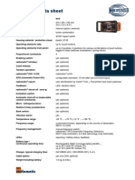 Technical Data Sheet: Transmitter: Eco