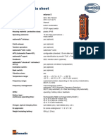 Technical Data Sheet: Transmitter: Micron 5