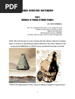 Temple Architecture and Sculpture: Shikhara or Vimana of Hindu Temples