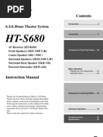 Onkyo HT-R430 Reciever User Manual