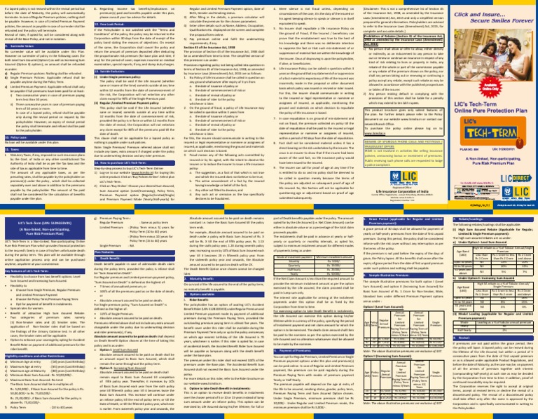 Brochure Eng PDF | PDF | Life Insurance | Insurance