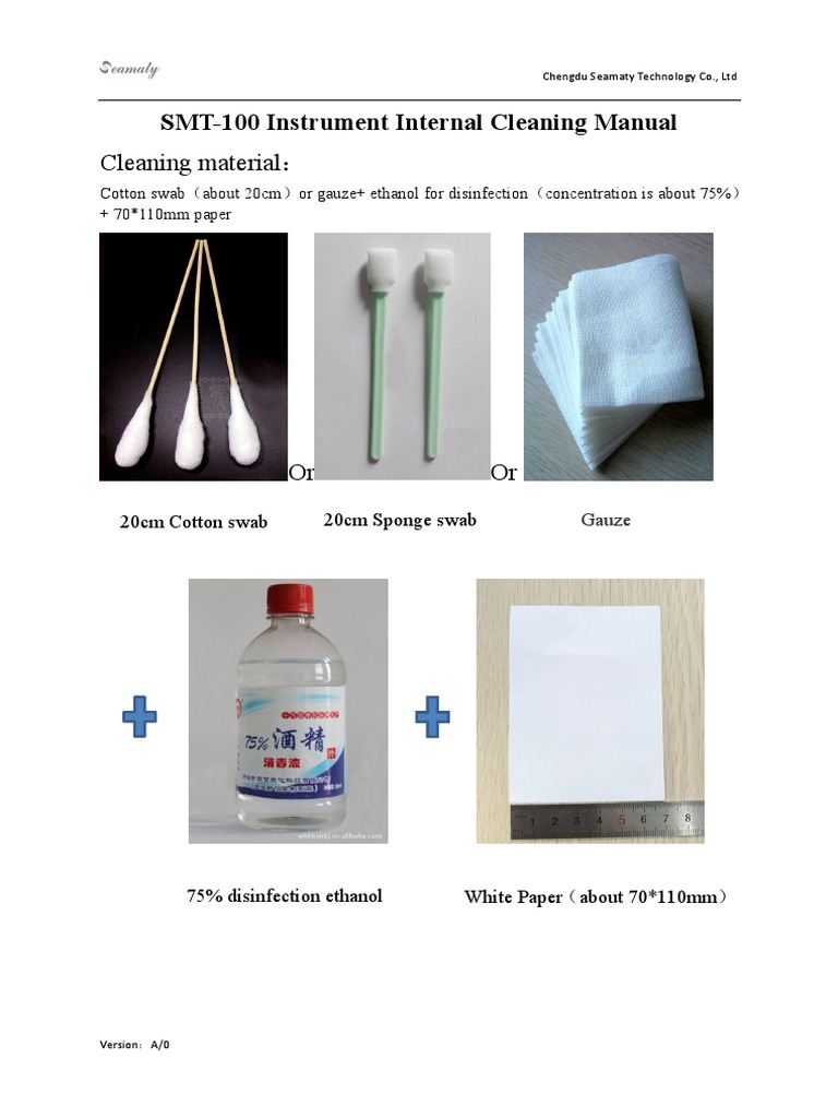 SMT-100 Internal Cleaning Guide | PDF | Nature